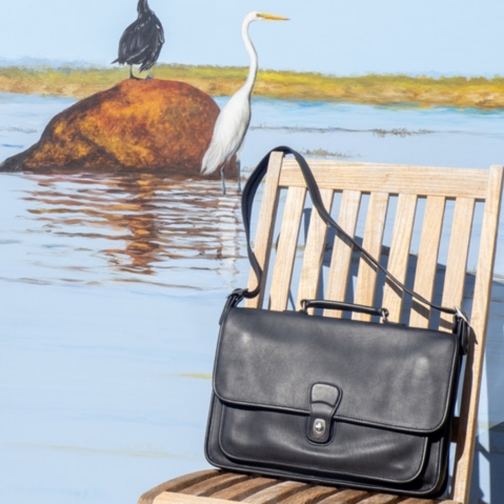Vintage Coach, Metropolitan Brief Messenger - Picture 4 of 16